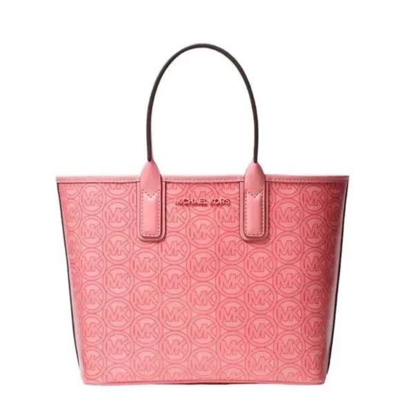 Michael Kors, Jodie Small Logo Jacquard Tote Bag - Picture 1 of 7